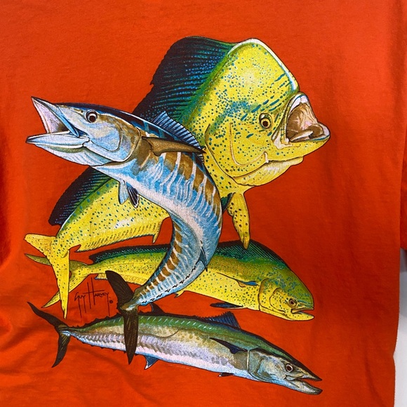 Guy Harvey mahi tee kids xl - Picture 5 of 5